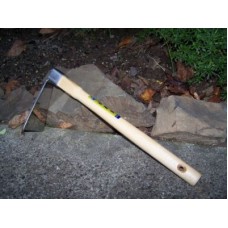 Zenport Stainless Steel Hoe with 6" x 3" Blade Head and 15" Ash Handle   